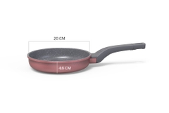 Chảo đá chống dính đáy từ Sunhoue SBD20MP - Sử dụng bếp từ