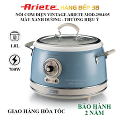 Nồi cơm điện Ariete 1.8 lít MOD.2904 - 3 màu