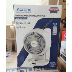 Quạt tuần hoàn không khí Sunhouse Apex APF7316W (có remote)