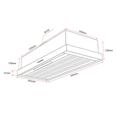 Máy hút mùi âm tủ Kocher K6360 (60cm)