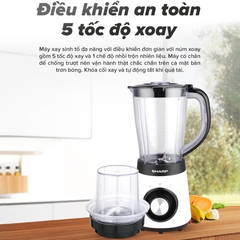 Máy xay sinh tố Sharp EM-S155PV-WH