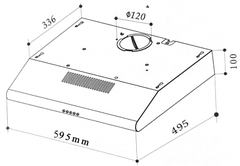 Máy hút mùi âm tủ Arber AB600C (60cm)
