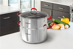 Bộ nồi xửng inox 5 đáy Sunhouse 24cm SHG507-24