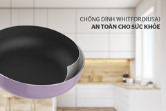 Chảo chiên đáy từ Sunhouse 28cm SHG1128MV - Tím