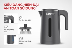 Bình đun siêu tốc Baretti BRD182 1.8 lít