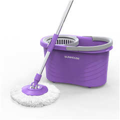 Bộ lau nhà xoay 360 độ Sunhouse KS-CL330CP - Tím