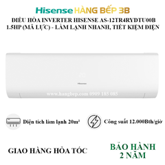 Máy lạnh Hisense Inverter 1.5HP AS-12TR4RYDTU00B