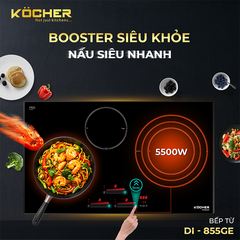Bếp điện từ 3 vùng nấu Kocher DI-855GE (xuất xứ Đức)