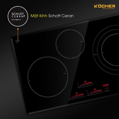 Bếp điện từ 3 vùng nấu Kocher DI-855GE (xuất xứ Đức)