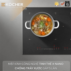 Bếp đôi điện từ chống xước Kocher X-NANO 6