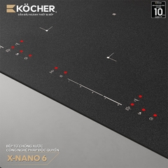 Bếp đôi điện từ chống xước Kocher X-NANO 6