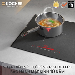 Bếp đôi điện từ chống xước Kocher X-NANO 7