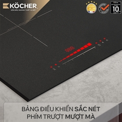 Bếp đôi điện từ chống xước Kocher X-NANO 7