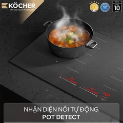 Bếp đôi điện từ chống xước Kocher X-NANO 8