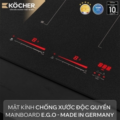 Bếp đôi điện từ chống xước Kocher X-NANO 8 PLUS