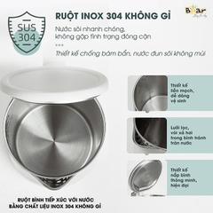 Bình đun siêu tốc Bear 1.7 lít ZDH-Q17B1