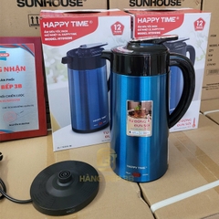 Bình đun siêu tốc inox giữ nhiệt Happy Time 2 lít HTD1096