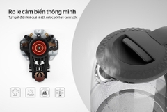 Bình đun siêu tốc thủy tinh Sunhouse 1.8 lít SHD1215B