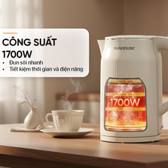 Bình siêu tốc 2 lớp Sunhouse 3.0 lít SHD1365