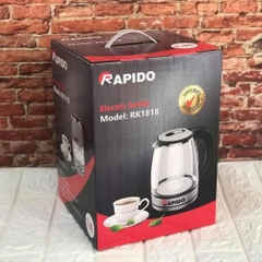 Bình đun siêu tốc thủy tinh Rapido RK1818 1.8 lít