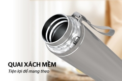 Bình giữ nhiệt inox 304 Sunhouse 720ml KS-TU720FI (inox)