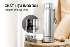 Bình giữ nhiệt inox 304 Sunhouse 720ml KS-TU720FI (inox)