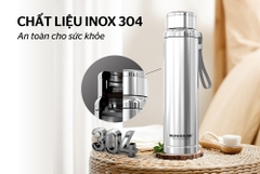 Bình giữ nhiệt inox 304 Sunhouse 920ml KS-TU920FI (inox)