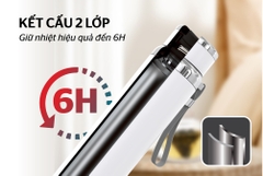 Bình giữ nhiệt inox 304 Sunhouse 920ml KS-TU920FW (màu trắng)