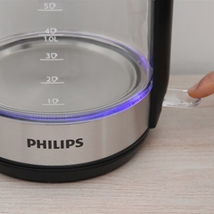 Bình đun siêu tốc thủy tinh Philips 1.7 lít HD9339/80