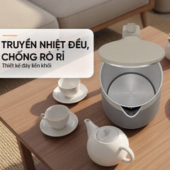 Bình siêu tốc inox 3 lớp Sunhouse 1.8 lít SHD1376