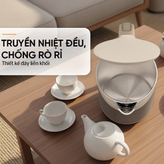 Bình siêu tốc inox 3 lớp Sunhouse 1.8 lít SHD1377