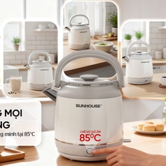 Bình đun siêu tốc inox giữ nhiệt Sunhouse 2.5 lít SHD1392