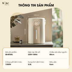 Bình thủy điện Bear 5 lít SB-BTD5L