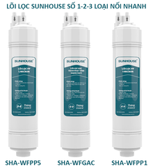 Combo 3 lõi lọc Sunhouse SHA-WF-1-2-3