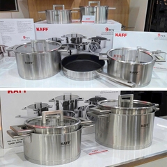 Bộ nồi chảo inox 304 5 đáy Kaff KF-DIAMON09304 Luxury