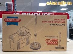 Bộ lau nhà xoay 360 độ Sunhouse KS-CL330IB