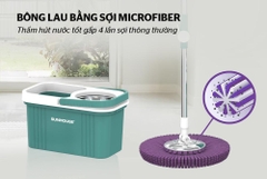 Cây lau nhà xoay 360 độ Sunhouse KS-MO330IB