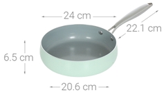 Bộ nồi chảo Green Cook GCS242-T1