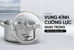 Bộ nồi chảo inox Sunhouse SHG808