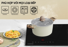 Bộ nồi nhôm chống dính SHG7979MA sử dụng bếp từ