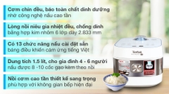 Nồi cơm điện cao tần Tefal 1.5 lít RK762168