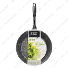 Chảo sâu lòng vân đá Green Cook 28cm GCP221-28IH