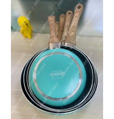 Chảo chiên chống dính vân đá Sunhouse 20cm Clover CL20