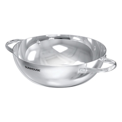 Chảo xào inox 2 quai Sunhouse Healthy 20cm IN20M12