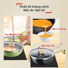 Chảo nồi đa năng Tefal 22cm G1662524 (màu đen)