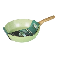 Chảo sâu lòng men đá Green Cook 28cm GCP231-28IH có miệng rót