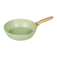 Chảo sâu lòng men đá Green Cook 20cm GCP231-20IH có miệng rót
