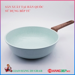 Chảo sâu lòng chống dính đáy từ Lacena 26cm/30cm