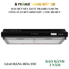 Máy hút mùi Pramie CL9B-700 mặt đen