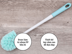 Cọ toilet tròn Bioplas - Cleaner 1